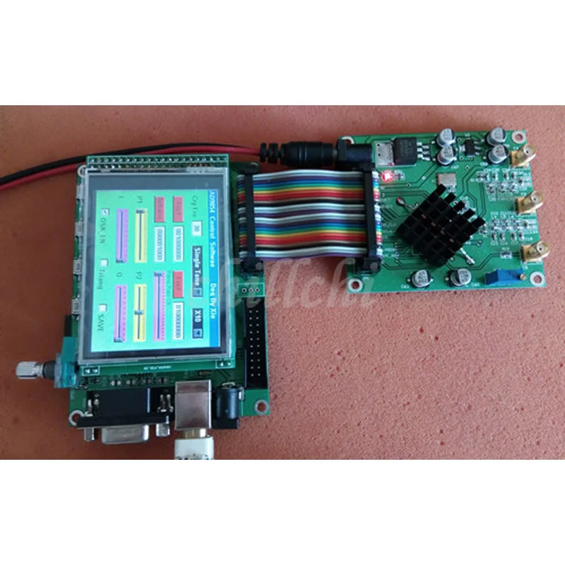 AD9854 простой вариант DDS генератор сигналов модуль stm32tft сенсорный экран управления