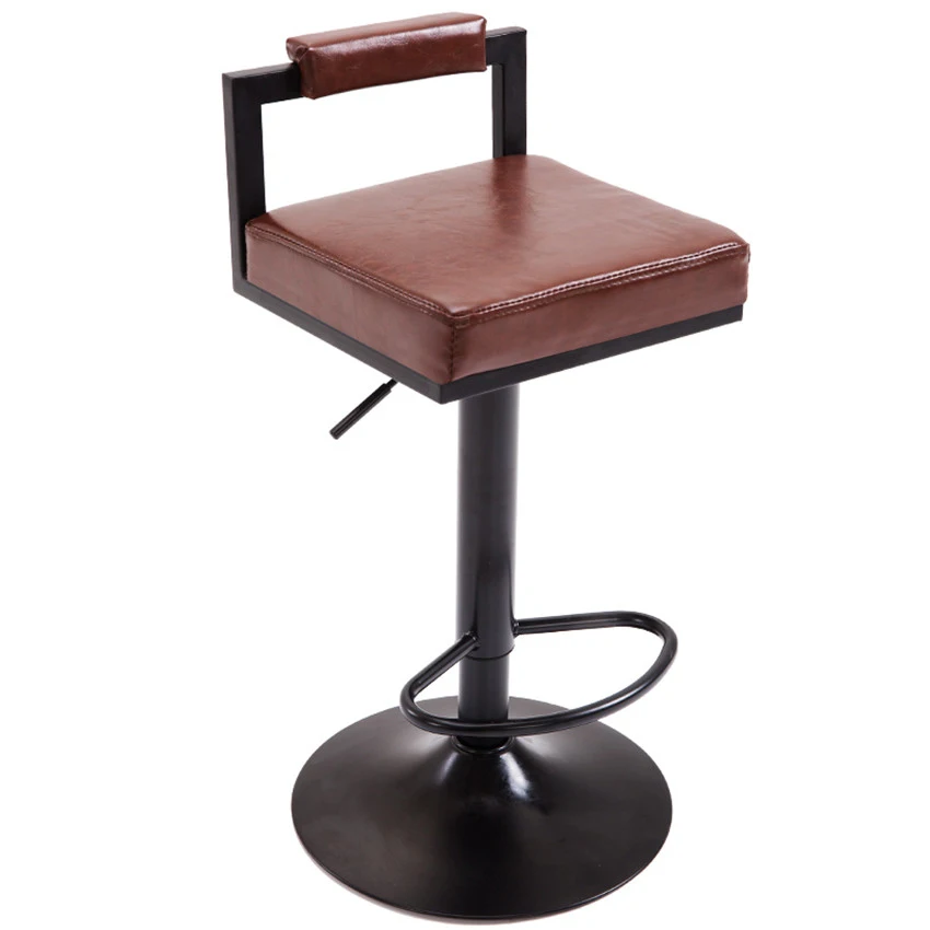 10 Цвета современные поворотный барный стул высота регулируемое кресло с подножкой пневматические Кофе счетчик обеденный стул для паба