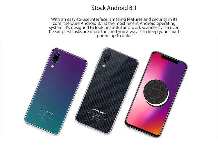 UMIDIGI UMI ONE 4GB RAM 32GB ROM Helio P23 MTK6763 2.0GHz Octa Core 5.9 Inch Incell HD+ Full Screen Dual Camera Android 8.1 4G LTE Smartphone