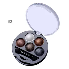 5 Colors Professional Shimmer Natural Eyes Makeup Pigment Eyeshadow Palette Metallic Nude Eye Shadow Powder Palette maquiagem