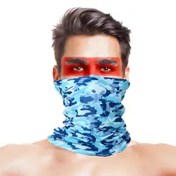 Унисекс мульти повязка-труба банданы 100% полиэстер бионические животные Камуфляж маска для лица теплый шарф украшения аксессуары для волос