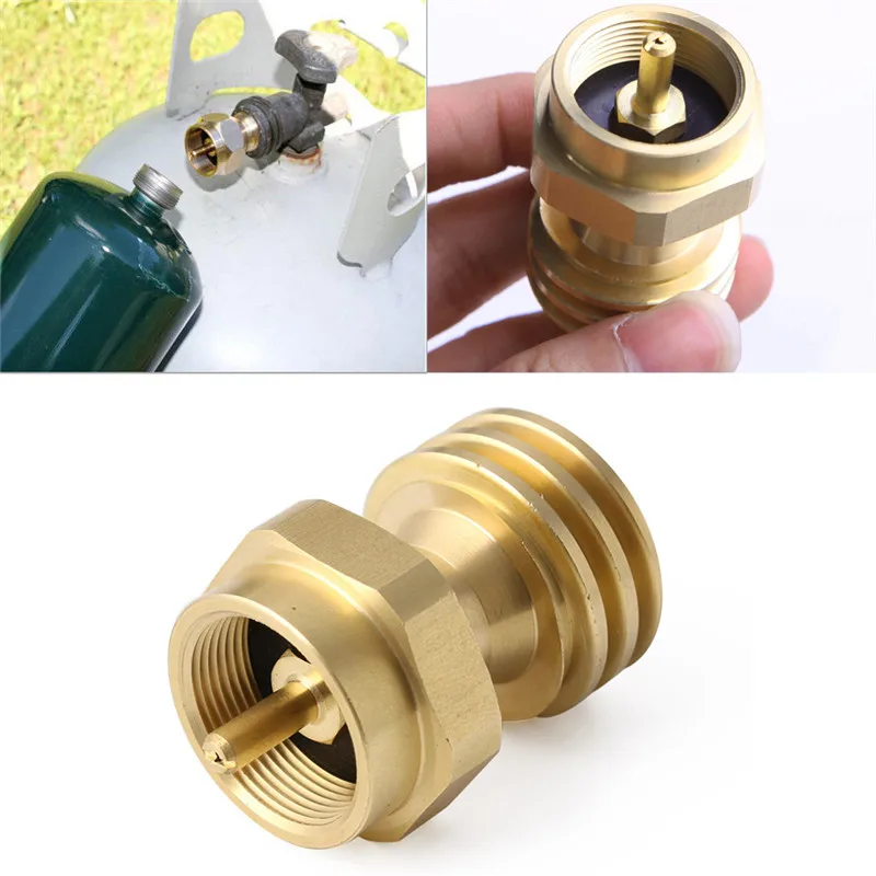 

Gas Cylinder Tank Coupler Propane Refill Adapter Heater Camping Outdoor BBQ New W15