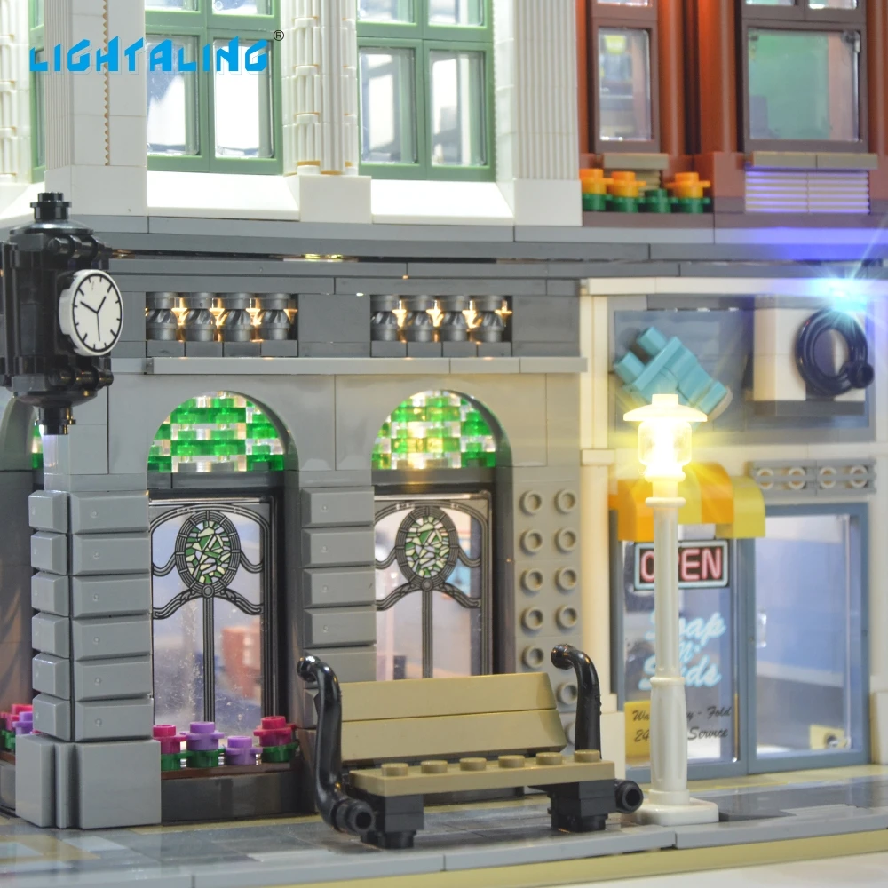 Осветительный светодиодный комплект для Creator Brick Bank 10251 Light Set(не включает модель