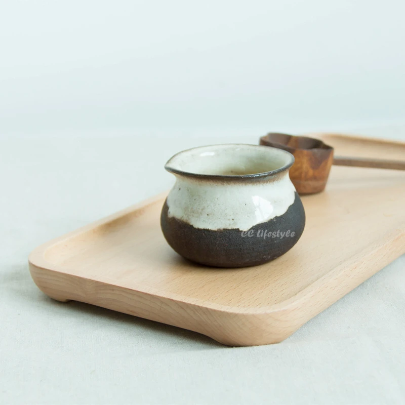 

Japanese tableware rectangle tray wood tea tray Handle Hanging Breadmaker Pizza Dessert Tray Wholesale Kitchen Tableware