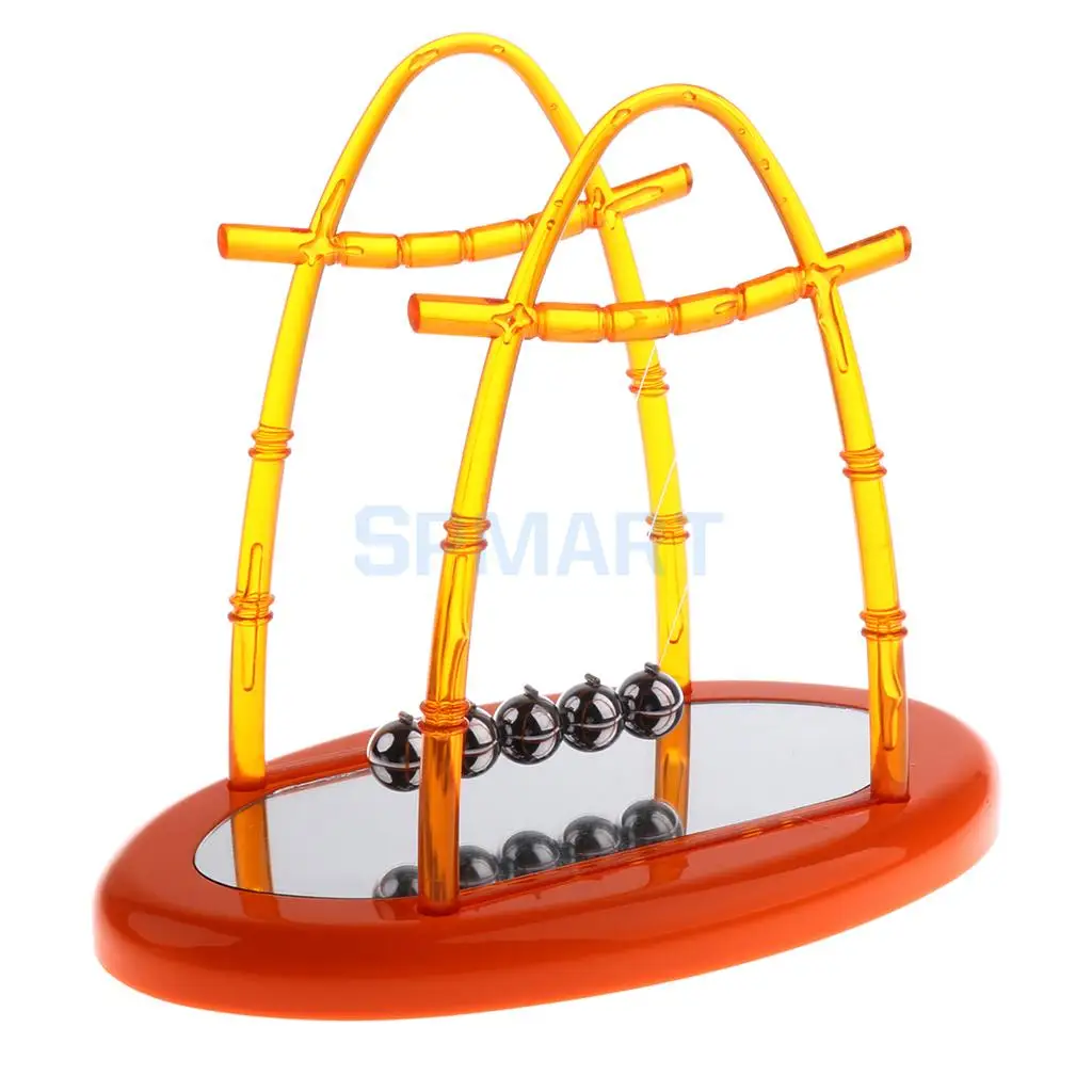 Newton's Cradle Balance balls with Metal Balance Ball and Green Mirror