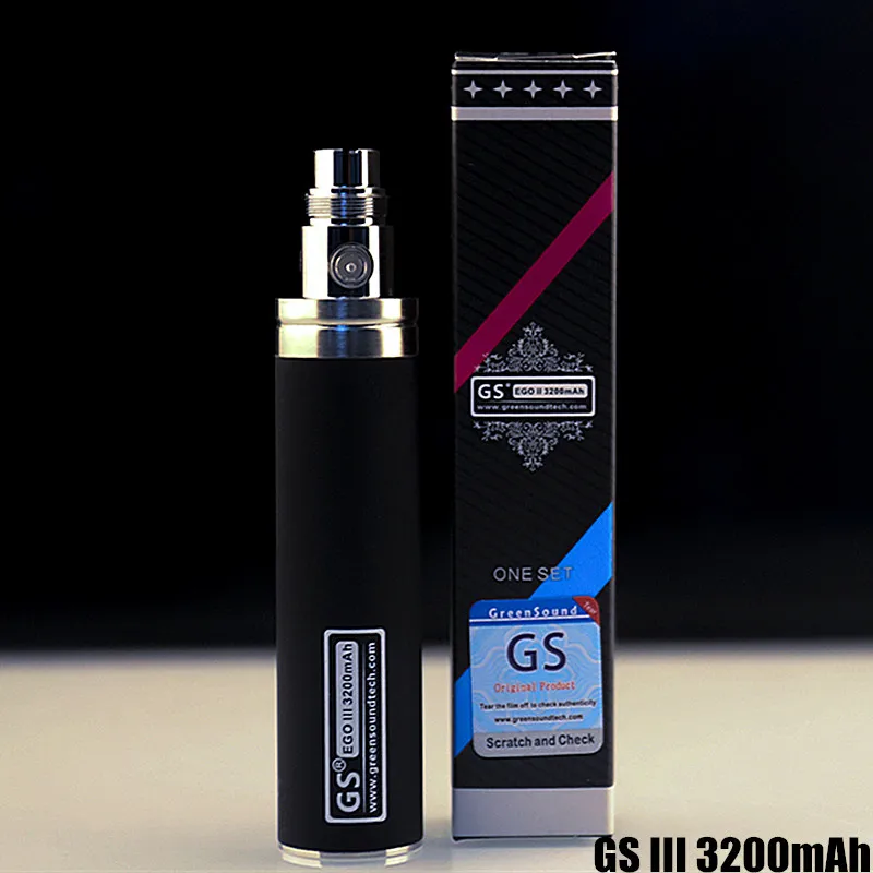 Billig 2 STÜCKE GS ego III 3200 mAh Elektronische zigarette Batterie Fit M16 CE4 Protank Gs h2s T3S zerstäuber Große Kapazität
