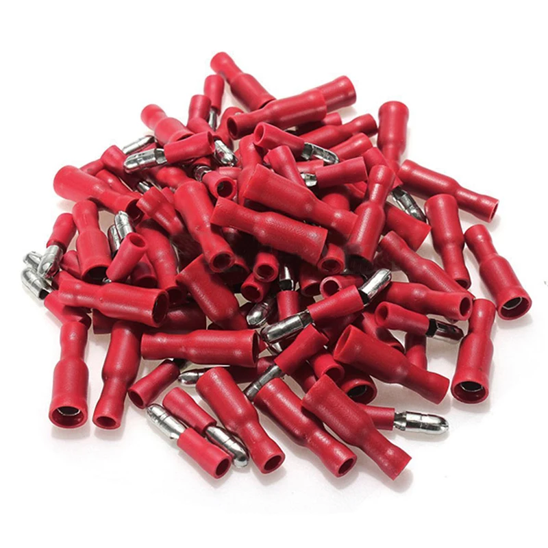 Buy 100 Pcs Insulated Female & Male Bullet Wire