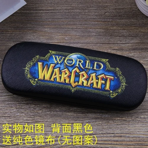 Чехол для очков с изображением игры Blizzard World of Warcraft для мужчин и женщин, кожаный футляр для очков с изображением героев мультфильмов для мальчиков и девочек, студенческий Чехол для очков - Цвет: N