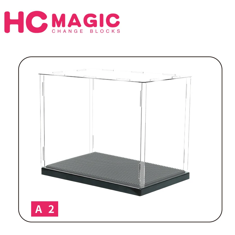 

HC three size block show box strong material box high quality