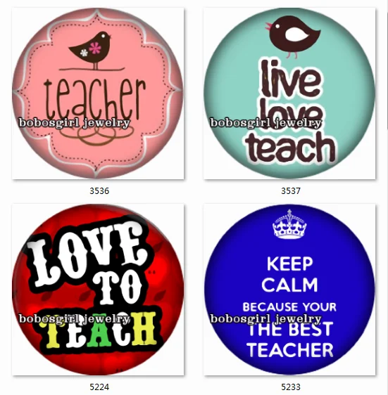 

SN1426 Teacher snap button Jewelry Charm photo glass cabochon