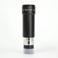 Datyson 3x Barlow Ed de Alta Precisão Lente Focal Extensor Ocular para Telescópios Astronômicos 1.25 Polegada Cheia Black Metal Habitação