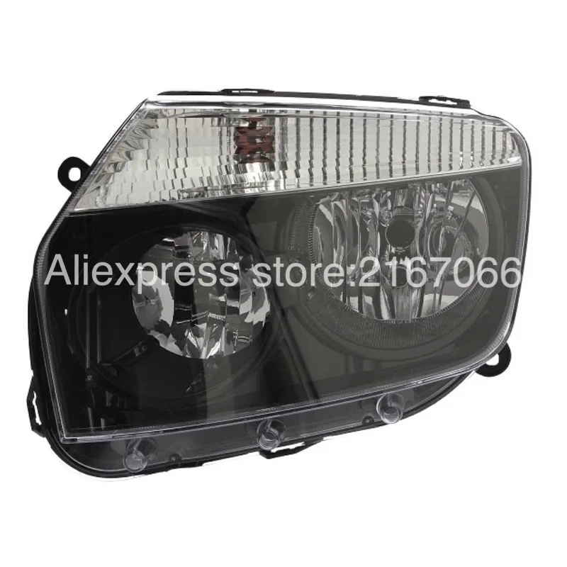 

Headlights for RENAULT DUSTER 2010 2011 2012 2013 2014 2015 2016 Left Driver Side - BLACK