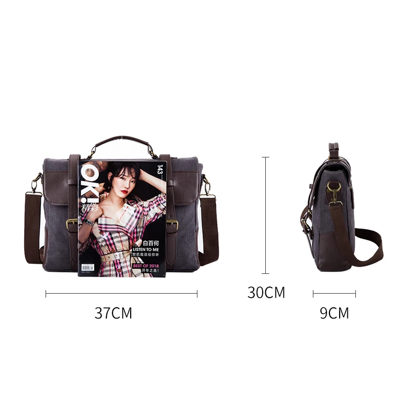 Мужской портфель, холщовая кожаная сумка-мессенджер для мужчин, сумка через плечо известного бренда, мужская повседневная сумка для ноутбука, сумка-тоут, новинка XA243ZC