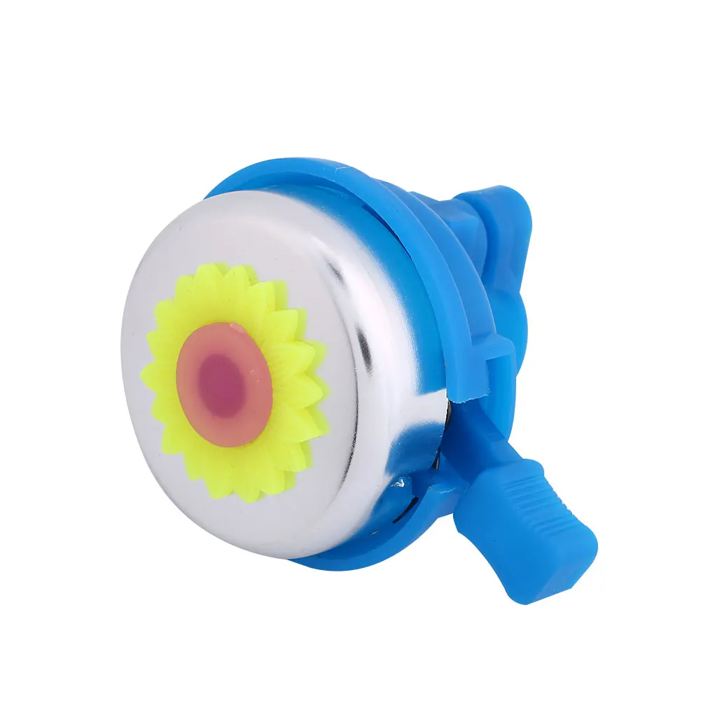 Kids Bike Bell Bicycle Cycling Cute Lovely Sunflower Shaped Ring Horn