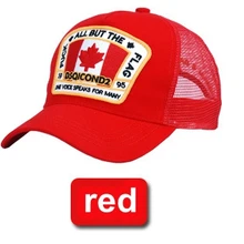 DSQ кленовый лист вышитый логотип бейсболка для улицы солнцезащитный сетчатый головной убор unsex Спортивная альпинистская шляпа для затенения Кубок мира принадлежности для фанатов