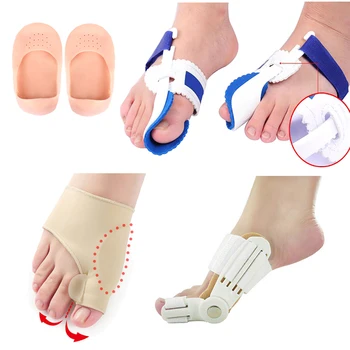 Orthopedic Bunion Corrector Foot Care Tools Bone Thumb Adjuster Hallux Valgus Corrector Toe Separators Stretcher for Pedicure