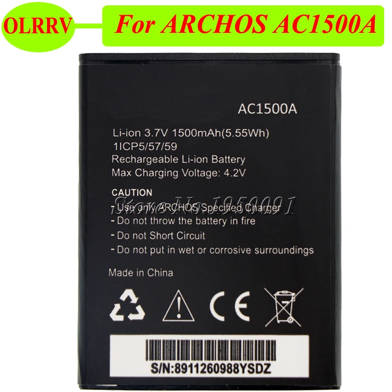Аккумулятор для ARCHOS AC1500A 1500 мАч | Мобильные телефоны и аксессуары