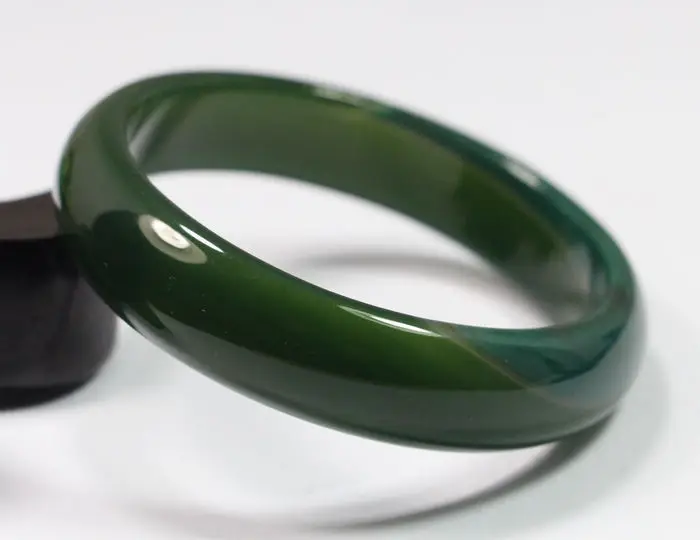 

Hot selling>@@ 64MM VERY FINE RARE NATURAL GREEN JADEITE JADE BRACELET BANGLE #A238 NEW -Bride jewelry free shipping