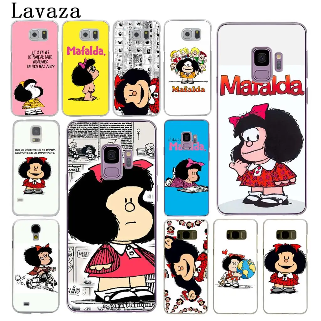 

Lavaza Mafalda Hard Phone Cover Case for Samsung Galaxy S10 E S10E S8 S9 Plus S6 S7 Edge Cases