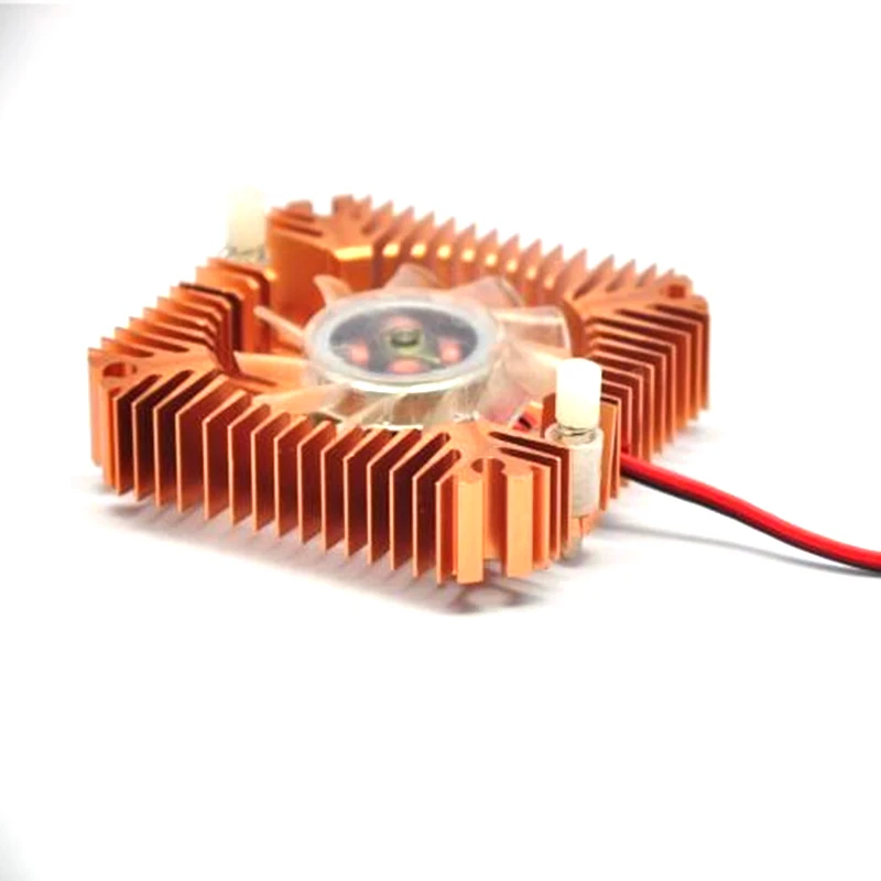 Mini 55mm 2PIN Cooling Fan Heatsink Cooler Radiator for PC Computer CPU VGA Card