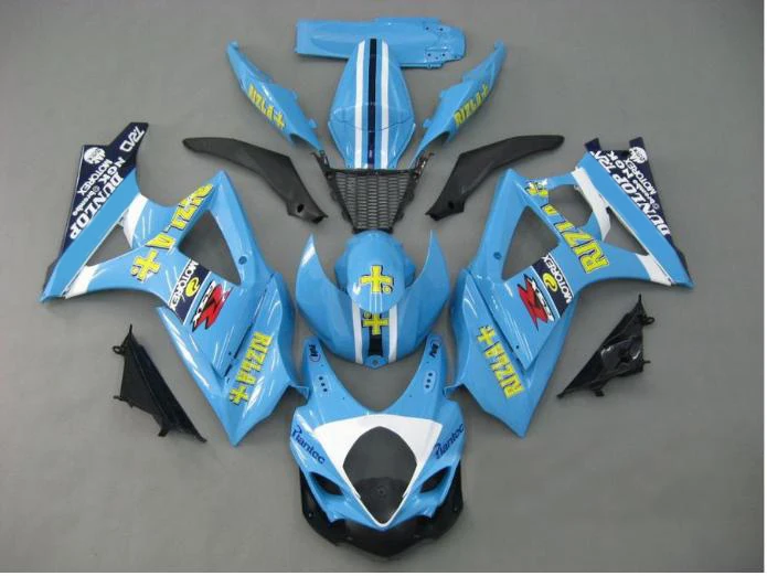 Motorcycle Fairing kit for SUZUKI GSXR1000 GSX R1000 GSXR 1000 K7 07 08 2007 2008 blue Fairings