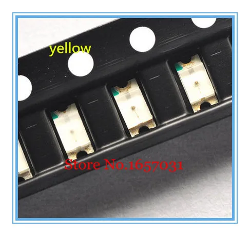 

2000PCS Free Shipping SMD 1206 LED YELLOW Ultra Bright SMD LEDs 1206 yellow 1206 Diodes light-emitting diodes 580-590nm 3.2*1.6