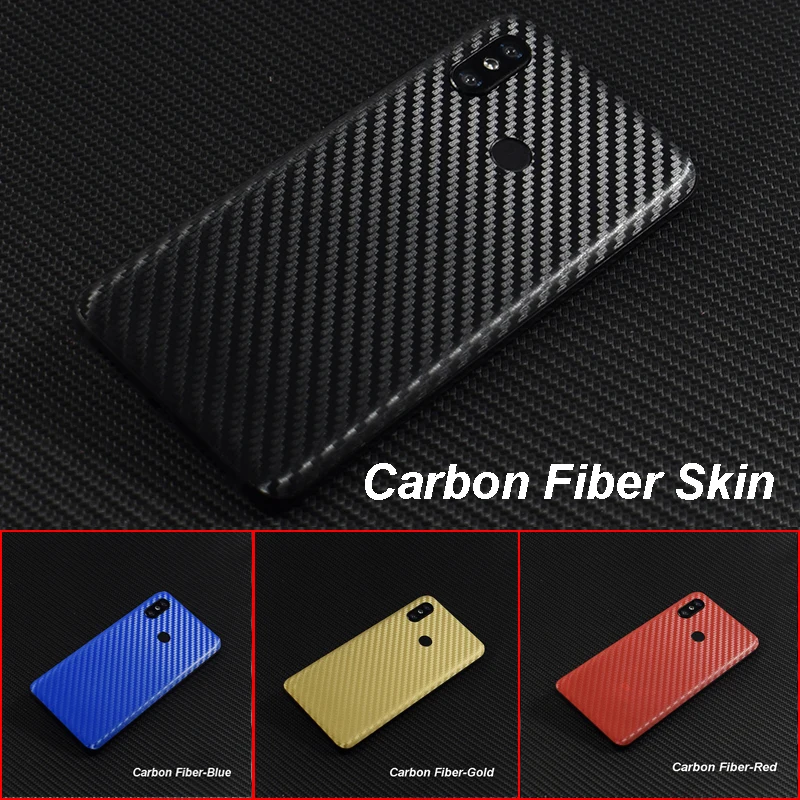 3D Carbon Fiber  Leather Wood Skins Protective Phone Back Cover Stiker For Xiaomi Mi8 SE Redmi 6 Pro 5 Plus Note 5 5A Sticker (23)