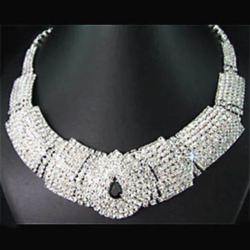 diamante wedding jewellery sets