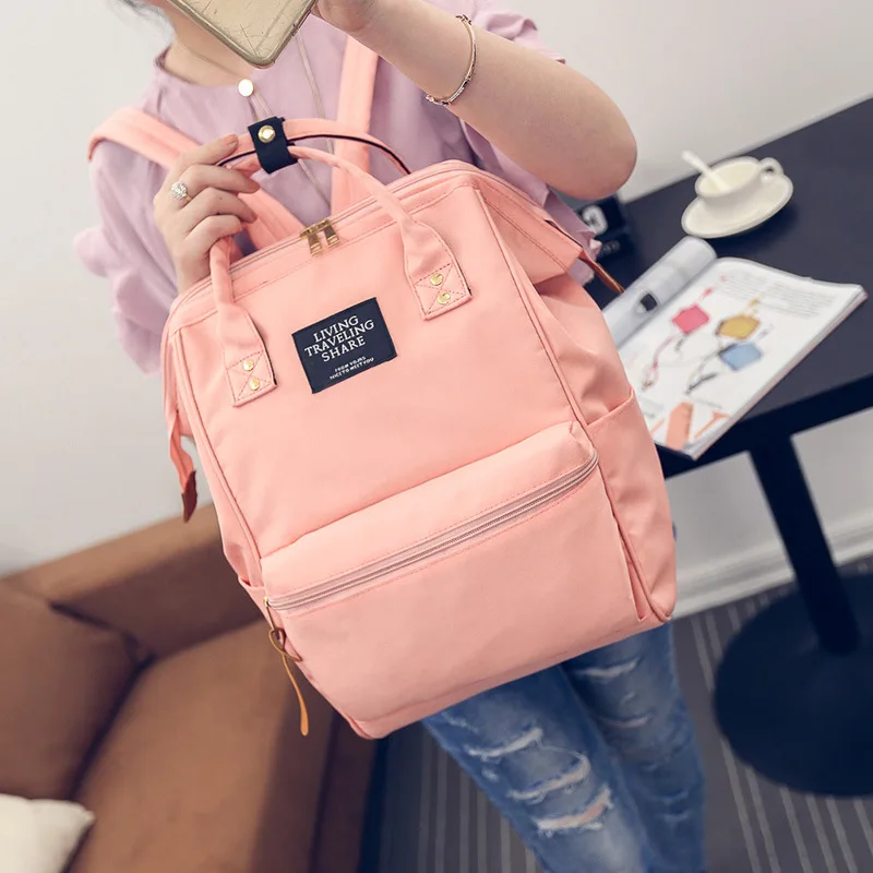 Nueva Mochila escolar para niñas adolescentes Linda Mochila escolar para Colegio Mochila para mujeres Mochila de peso ligero Mochila