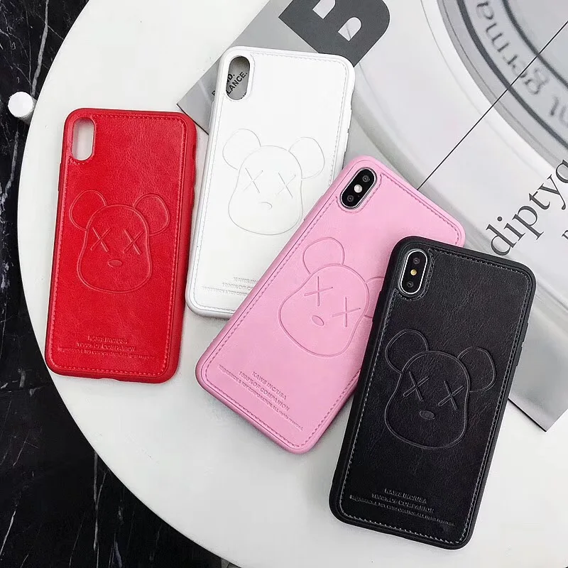 

Fashion and lovely Cartoon leather phone case for iphone X XR XS Max 7 8 plus 6S phone case