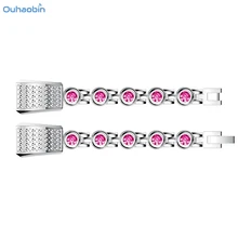 Ouhaobin новые модные часы из натуральной нержавеющей стали браслет ремешок для Fitbit Alta hr/Fitbit часы Alta ремни Nov13