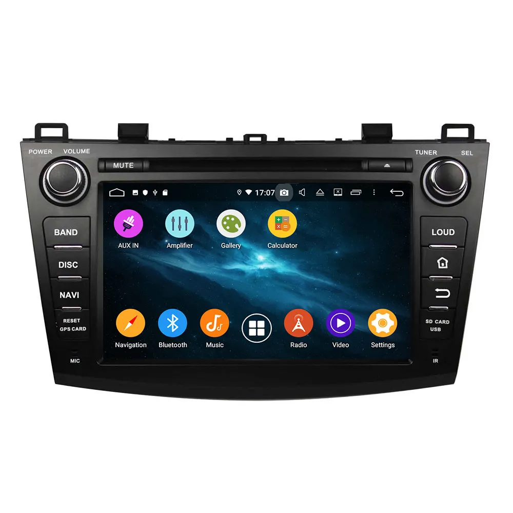 Discount Android 9.0 Car GPS Navigation DVD Player For Mazda3 Mazda 3 Axela 2009-2012 stereo headunit multimedia 2din radio tape recorder 5