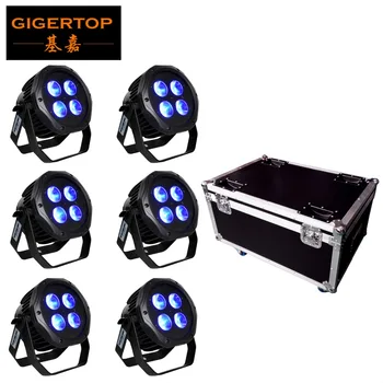 

6IN1 Charging Flightcase Pack 4x18W Waterproof Battery Wireless 2.4G IRC Remote Control Led Par Light Seetronic Outdoor Plug
