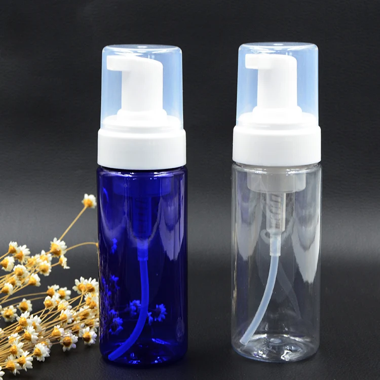 150ml Transparent Empty Plastic PET Foam Pump Mousse Cleanser Shampoo