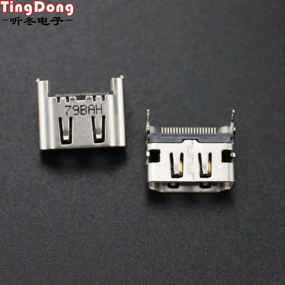 

TingDong 30pcs for Play Station 4 PS4 HDMI Port Socket Jack Interface Connector with wholesale price