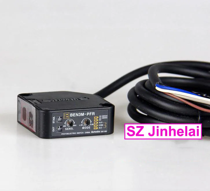 Autêntico e Original Autonics Interruptor Fotoelétrico 100% Ben3m-pfr 1 High Quality Renovação da Casa