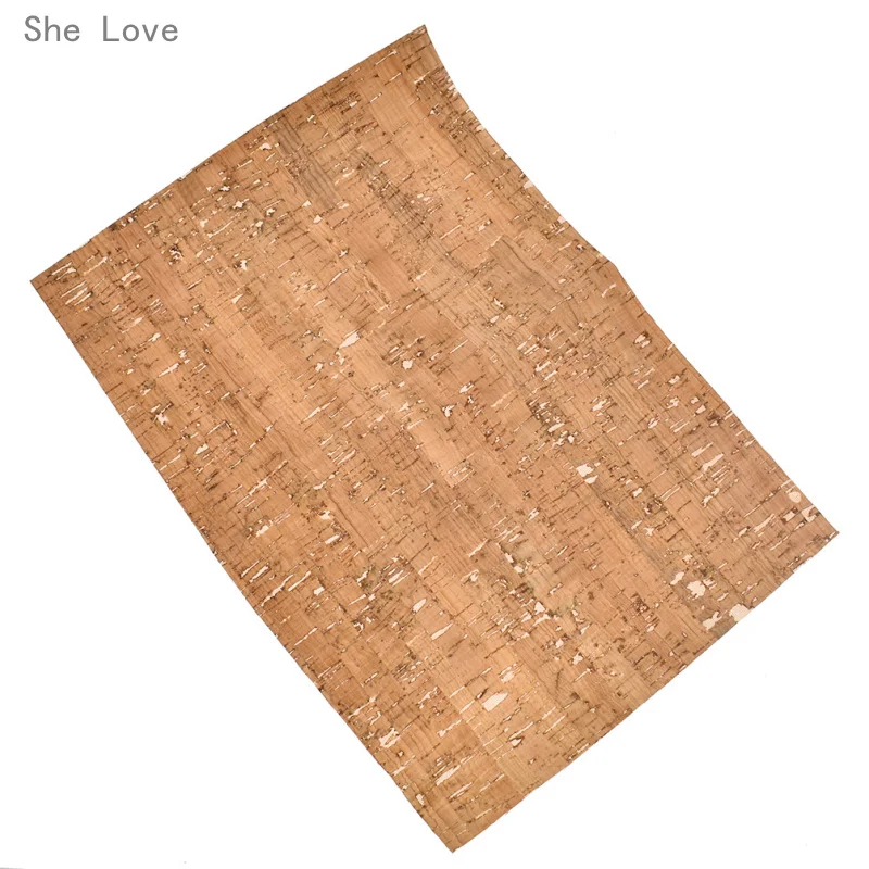 Chzimade Soft Cork Leather DIY Fabric DIY Waterproof Surface Material DIY Craft Making Accessories
