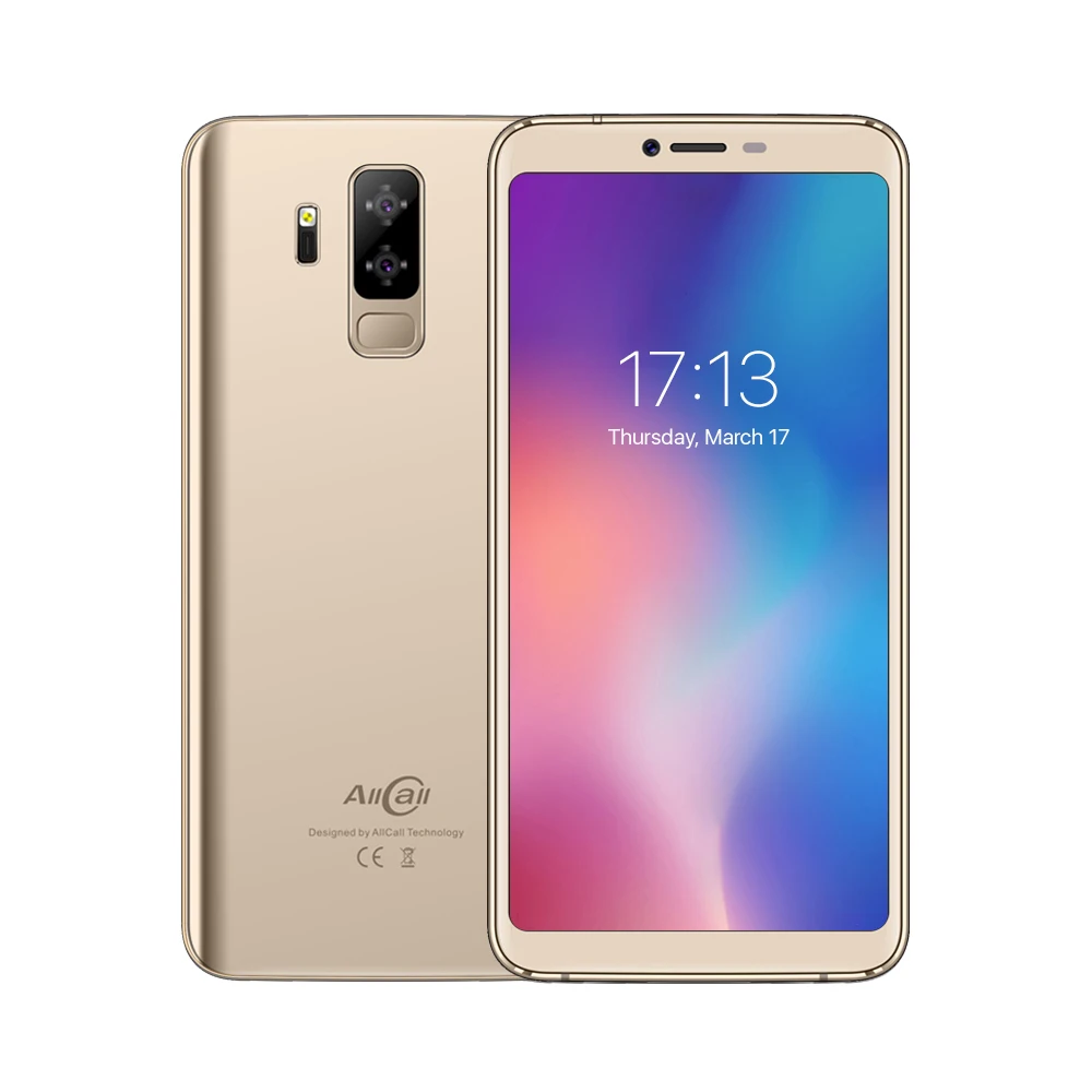 Allcall S5500 3G Smartphone 18:9 5.99 Inch Android 8.1 MTK6580M Quad Core 2GB RAM 16GB ROM Rear Dual Camera Allcall S5500 3G Smartphone 18:9 5.99 Inch Android 8.1 MTK6580M Quad Core 2GB RAM 16GB ROM Rear Dual Camera