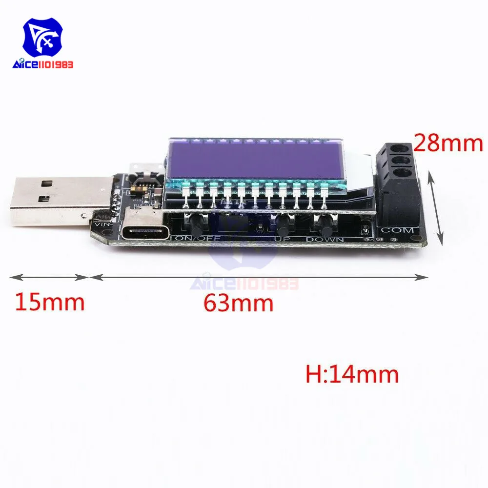 Diymore DC USB Шаг вверх/вниз Питание модуль 3 5 V 12V постоянного тока до 1 0 24V Регулируемый