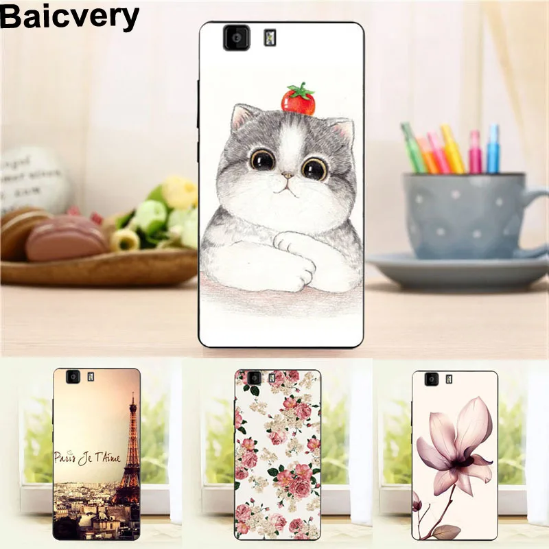 DOOGEE X5 X5S/DOOGEE Pro 4G 5 0 ''Мягкий Силиконовый Чехол Для Doogee Модный цветочный узор