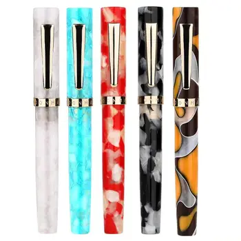 

Mini Fountain Pen Short Hand Account Marbled Strip Pen Fine Pointed Male And Female Pupils Practice Calligraphy Pen Stationery