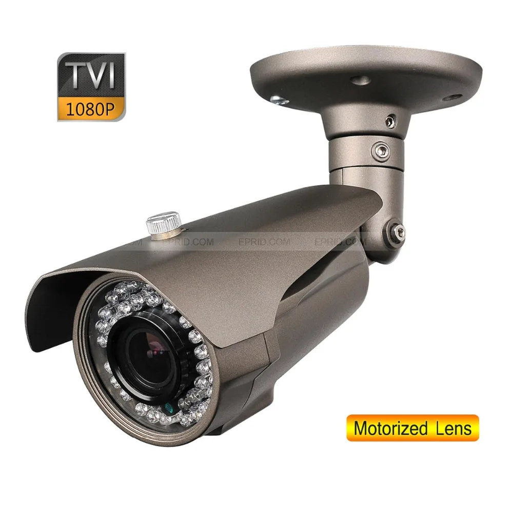 HD-TVI 1080 P 2.0mp 2.8-12 мм Моторизованный объектив Водонепроницаемый безопасности Камера экранное меню