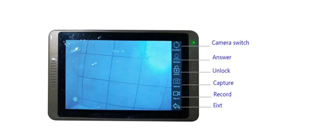 7 дюймов монитор RFID видеодомофон Wifi беспроводной видеодомофон дверной звонок 4G камера домофон система