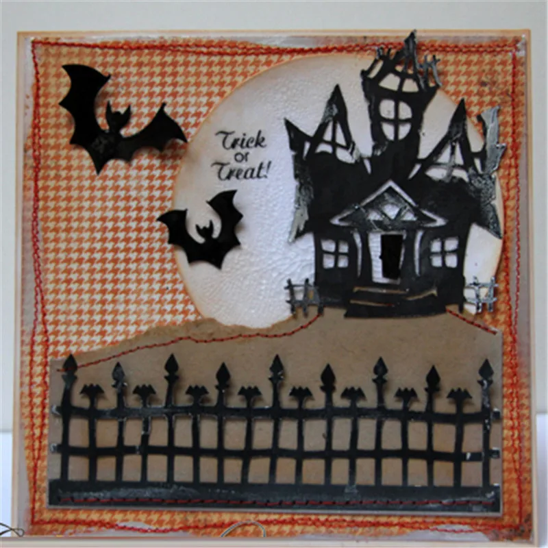DiyArts Frightful سياج يموت قطع المعادن يموت لسكرابوكينغ الحرفية يموت جديد النقش الاستنسل بطاقة ديكور جديد