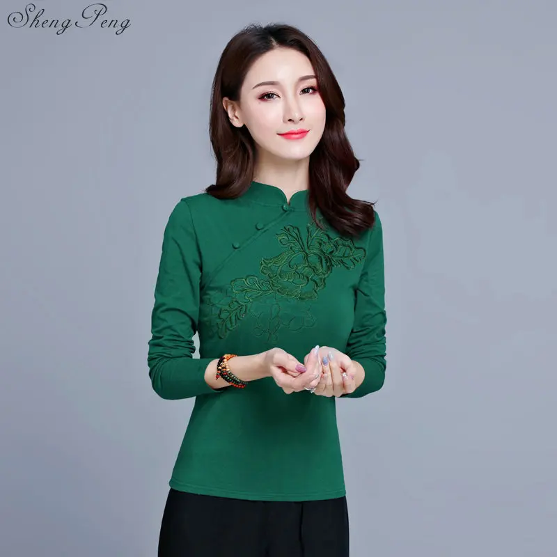 Traditional Chinese Clothing Top for Women women chinese shirt