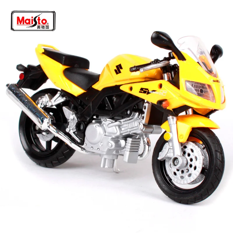 Модель мотоцикла MAISTO 1:18 SUZUKI SV650S игрушка из литая под давлением новая в коробке