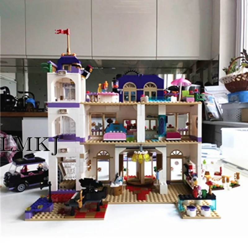 1585pcs bela Diy Friends series Heartlake Grand Hotel Compatible with Legoingly Building model Toys gift for children brinquedos 1585pcs bela Diy Friends series Heartlake Grand Hotel Compatible with Legoingly Building model Toys gift for children brinquedos