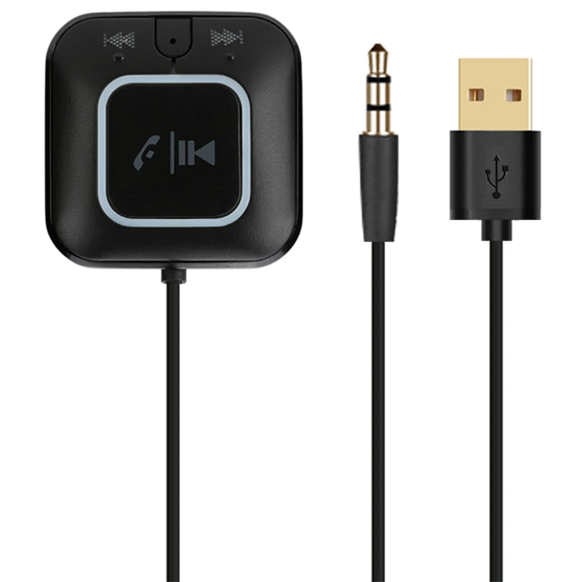 NFC Bluetooth аудио приемник Bluetooth автомобильный комплект Портативный беспроводной Bluetooth A2DP музыкальный приемник Динамик Hands-free w/микрофон для автомобиля