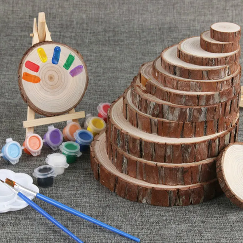 Wood Log Slices Christmas Birthday Baby Shower Rustic Country