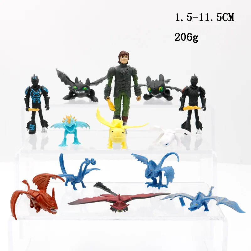 

9"23cm How to Train Your Dragon Toothless Action figure Light Fury Toothless Toys For Children's Birthday Gifts